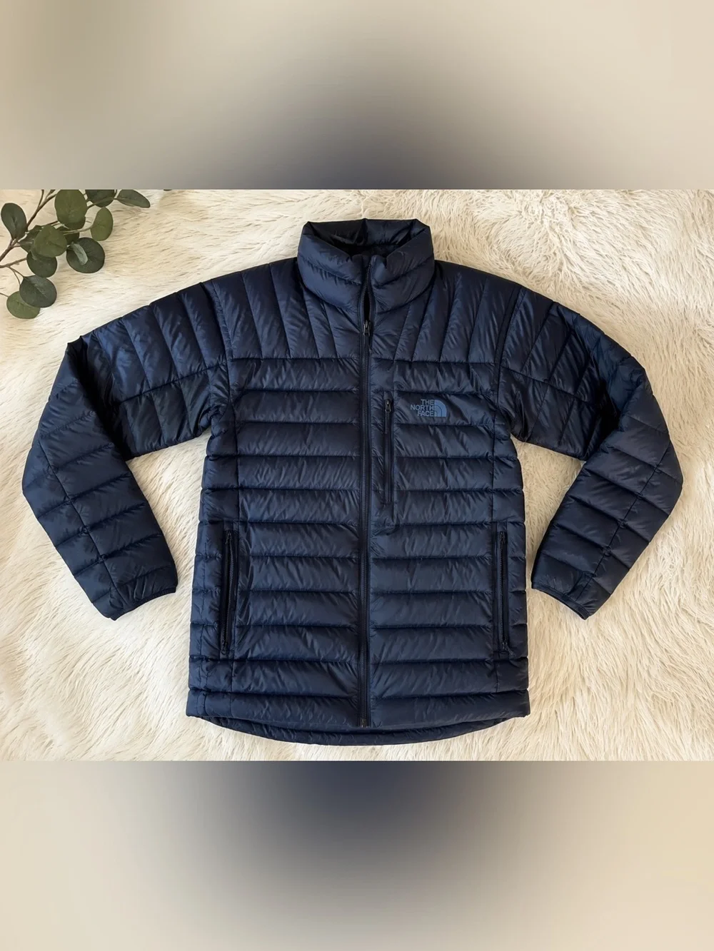 The North Face Men’s Puffer Jacket Navy Blue Size S